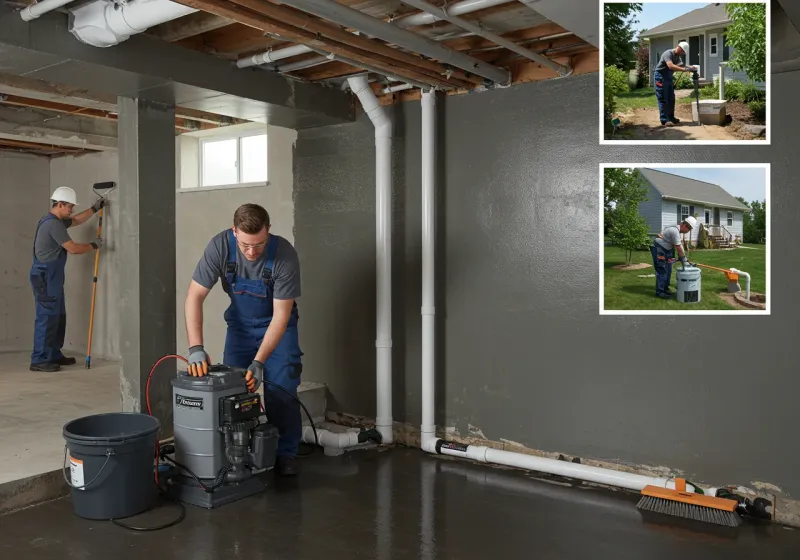 Basement Waterproofing and Flood Prevention process in City of Emporia, VA